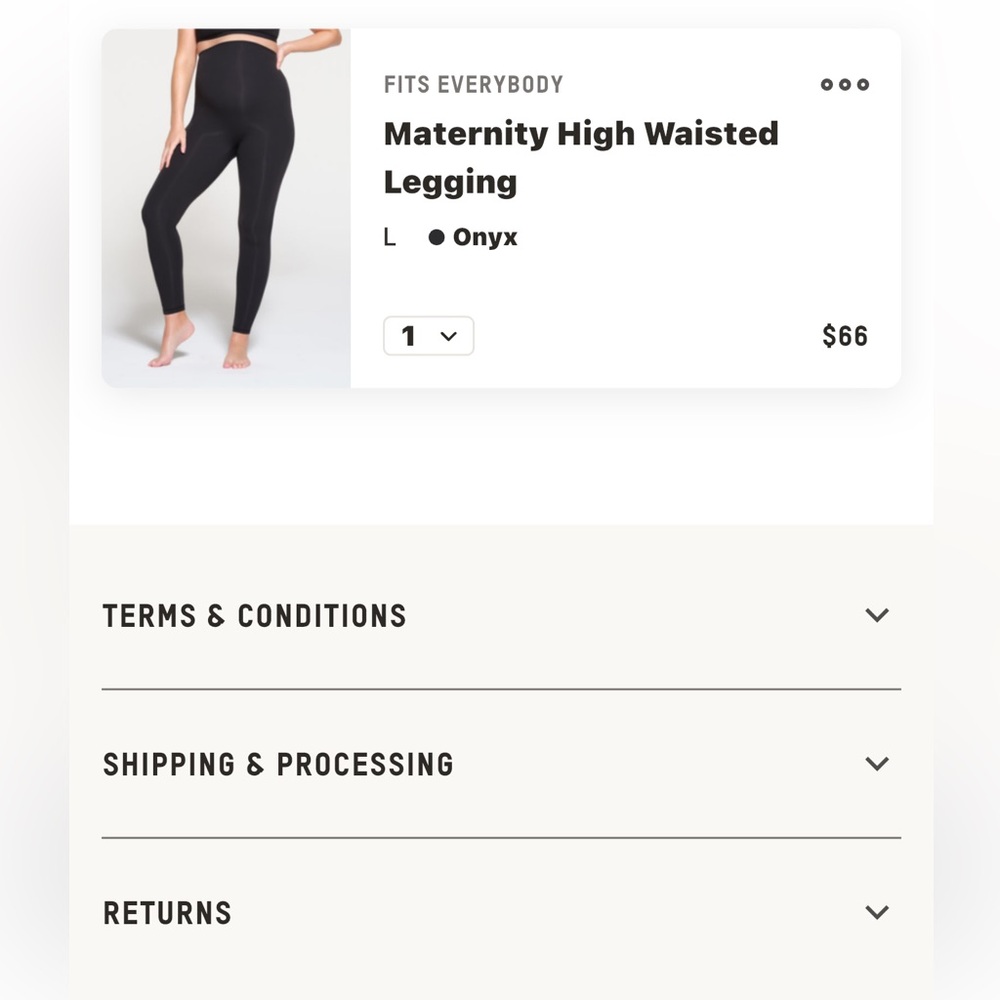 SKIMS Onyx Leggings